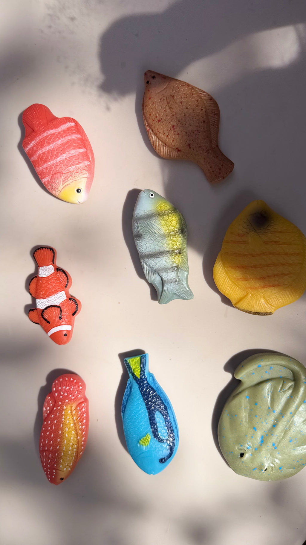 Fische-Set – 8 Sinnessteine