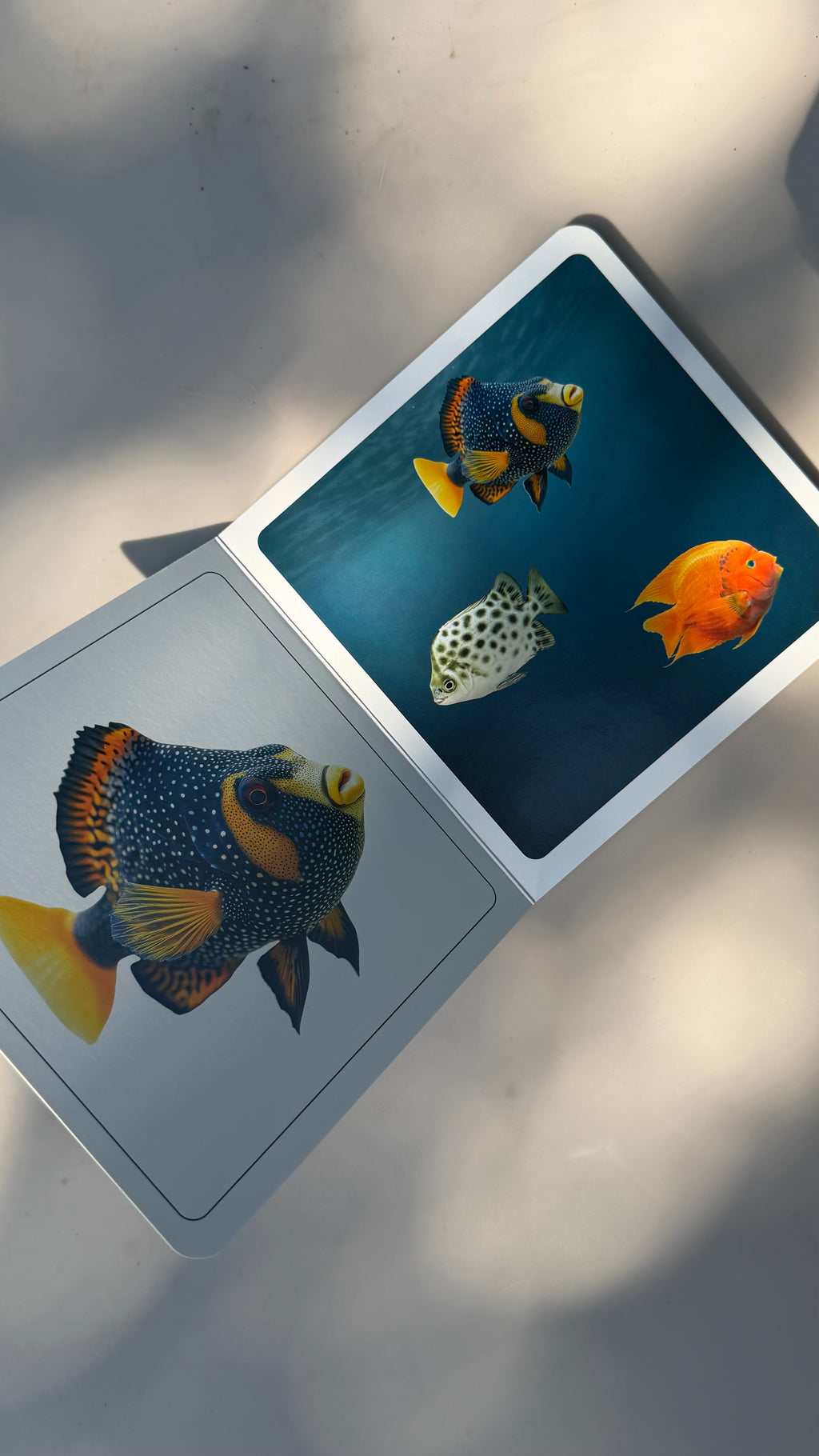 Fische finden Wortloses Bilderbuch