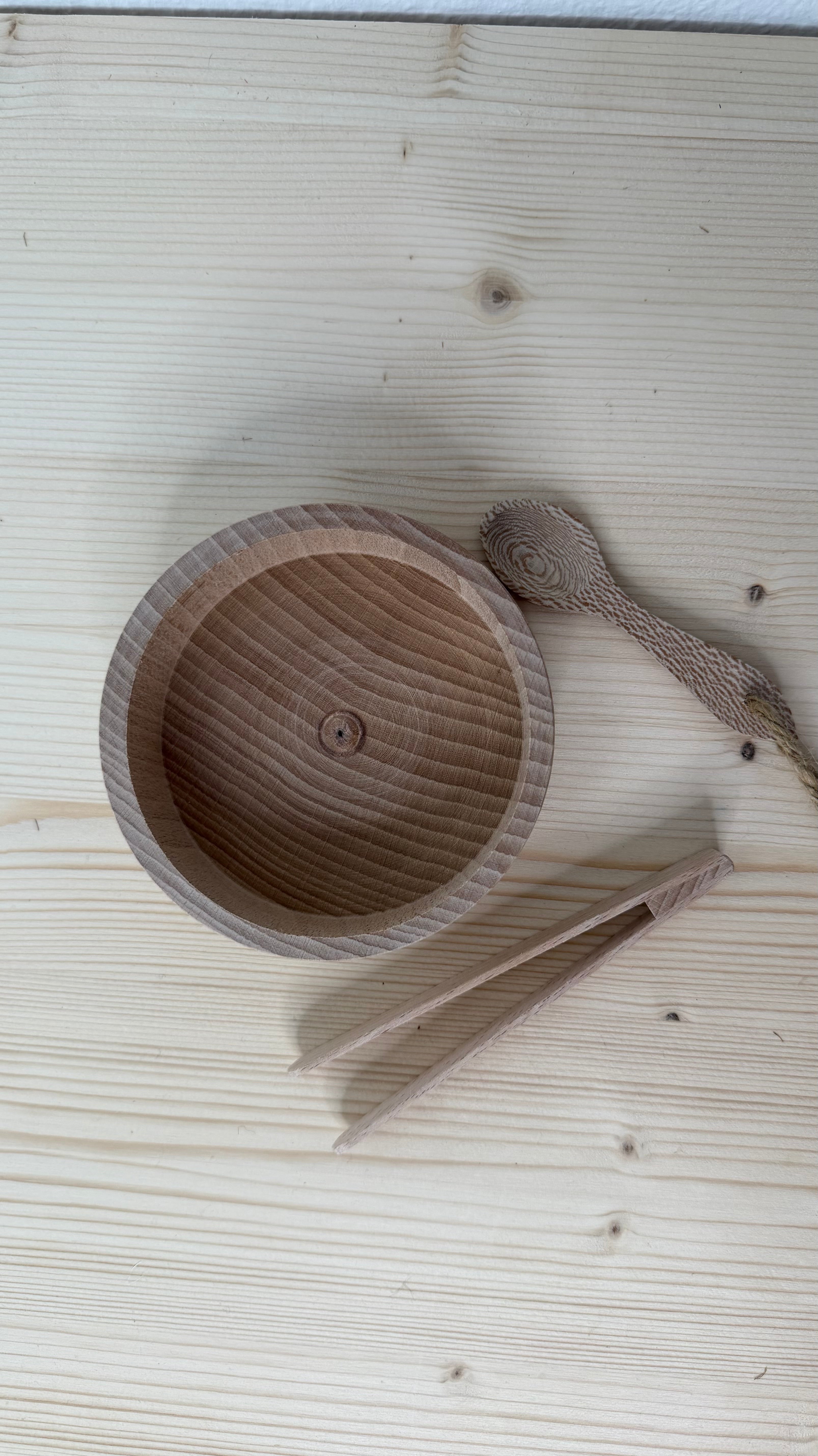 Selbstständig werden im Alltag Kinder Küchen Set aus Holz
