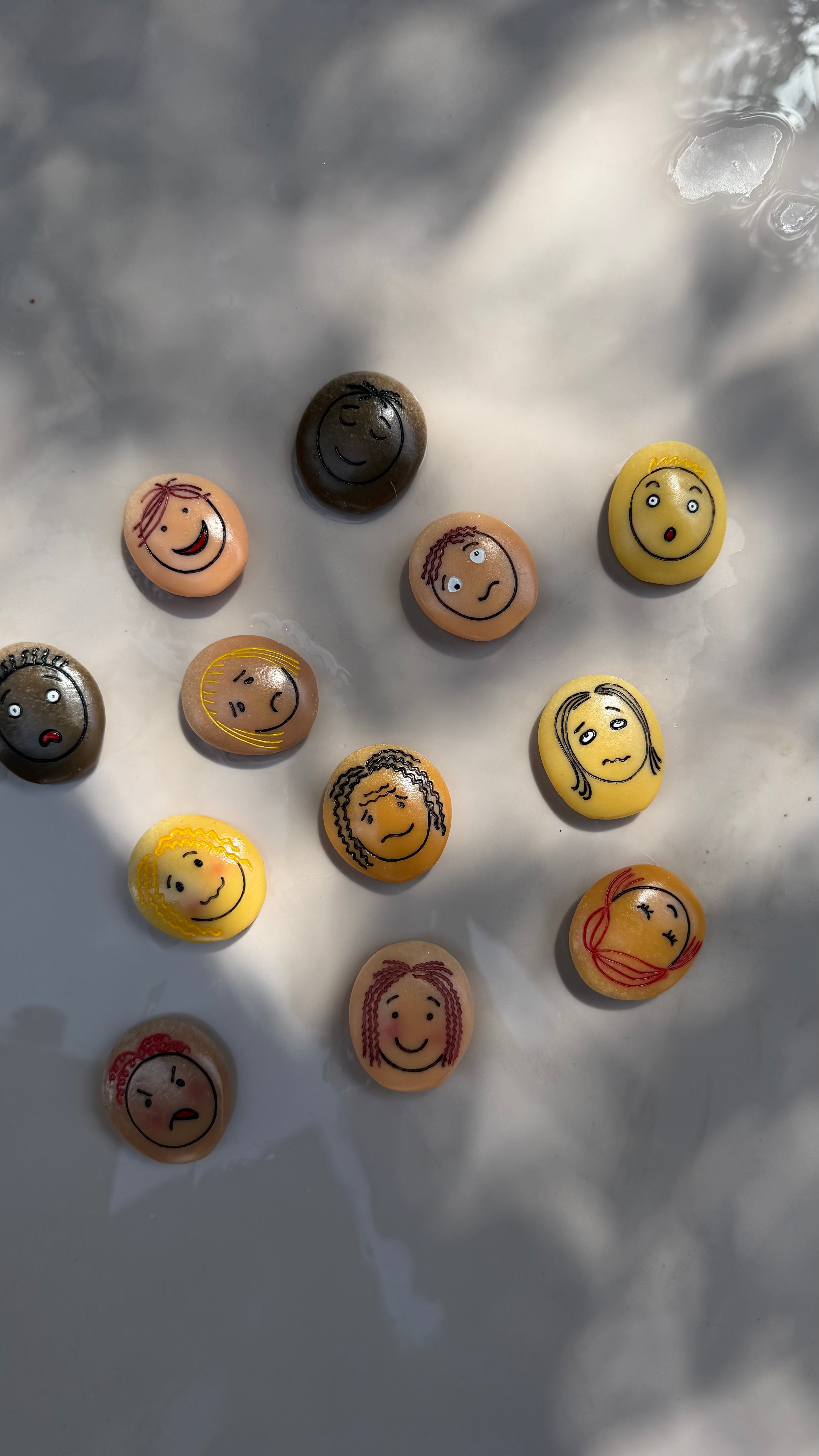 Emotionen-Set – 12 Sinnessteine
