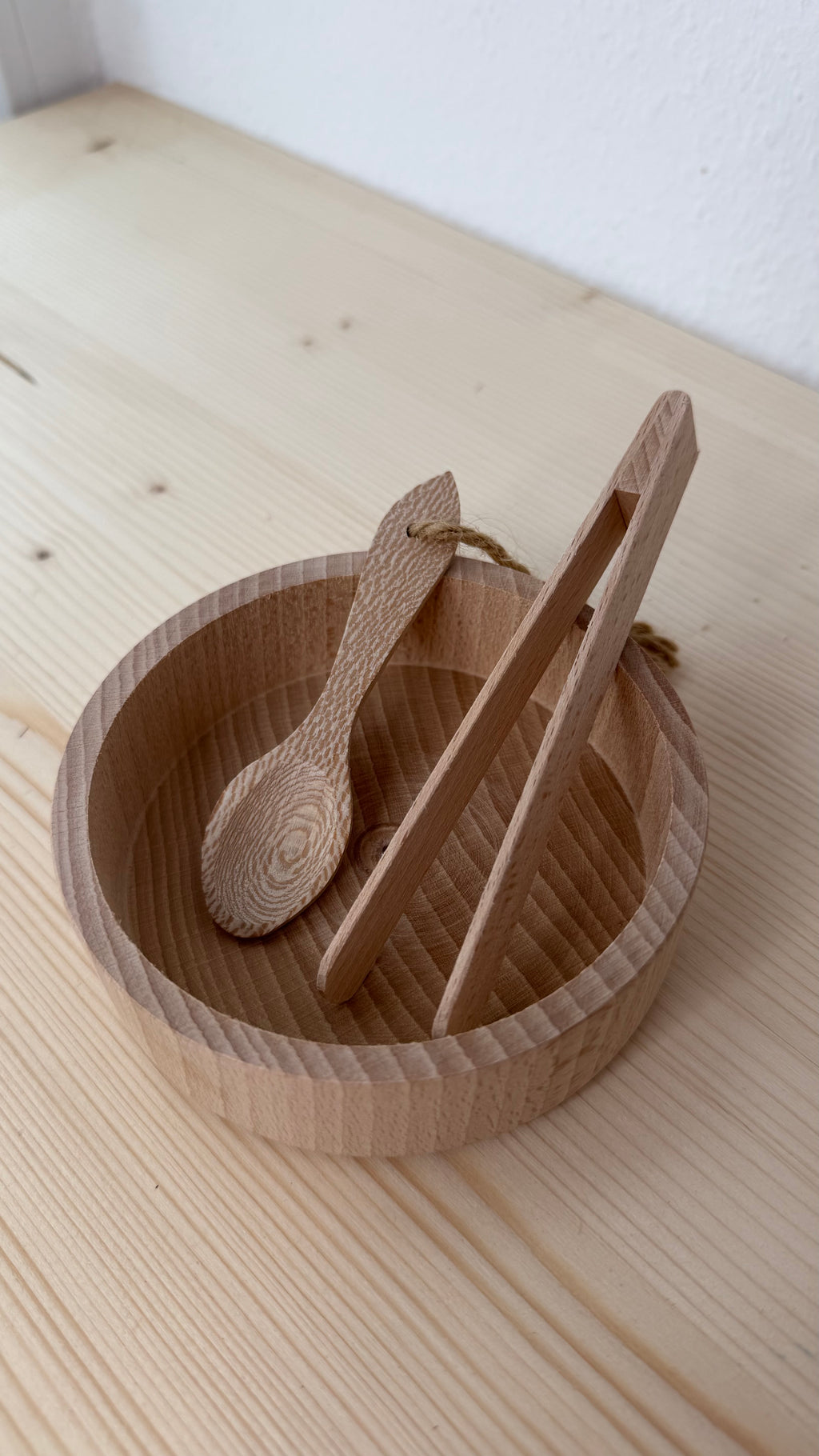 Selbstständig werden im Alltag Kinder Küchen Set aus Holz