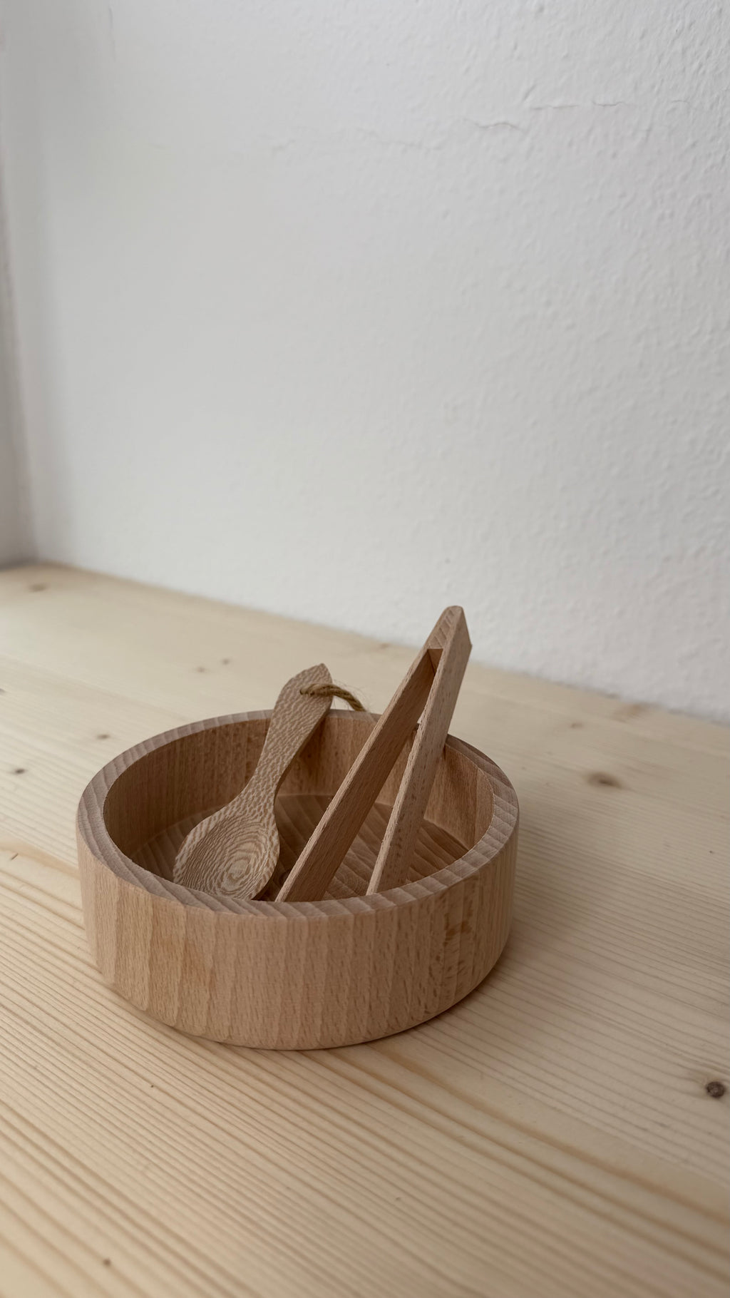 Selbstständig werden im Alltag Kinder Küchen Set aus Holz