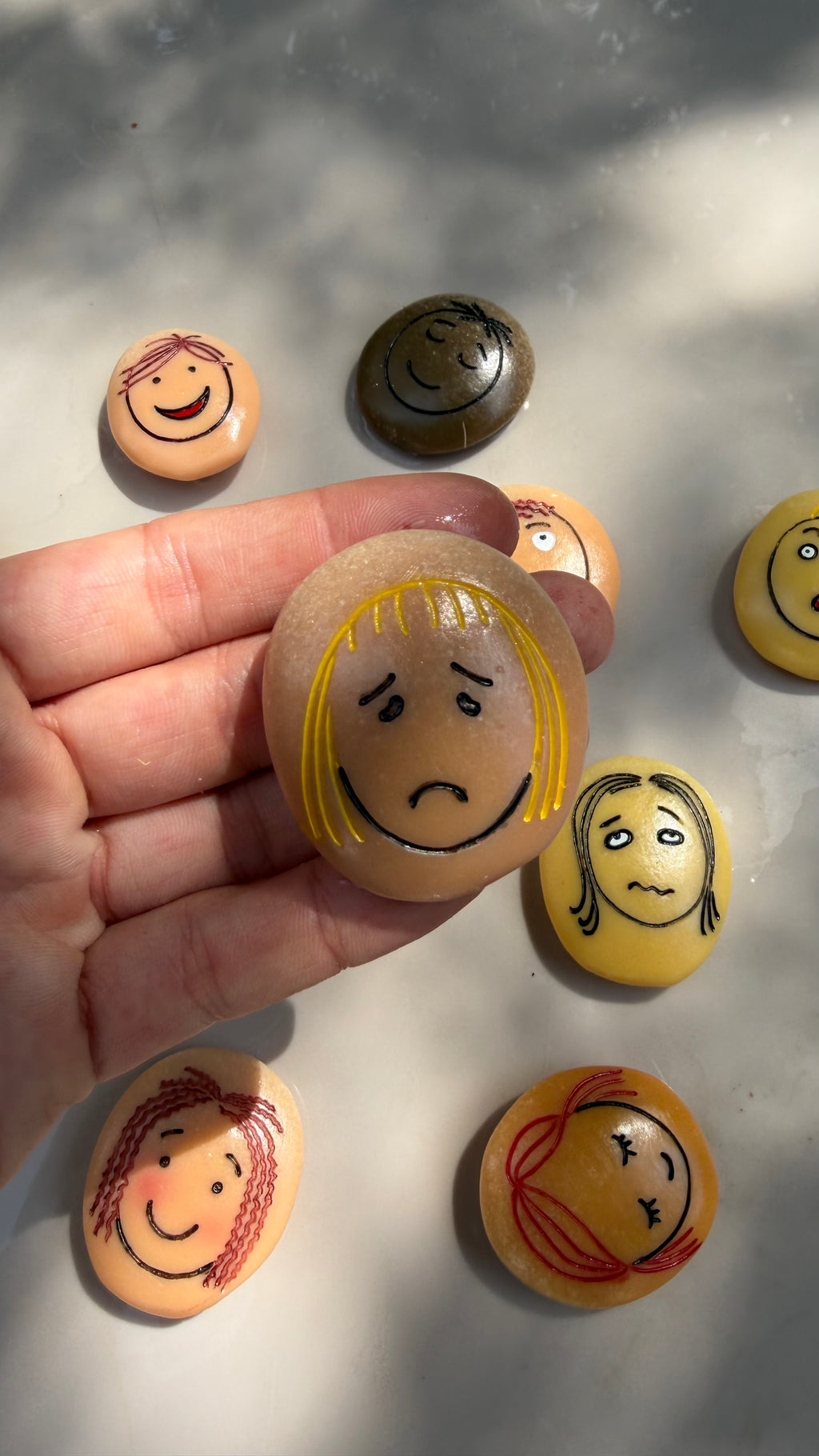 Emotionen-Set – 12 Sinnessteine